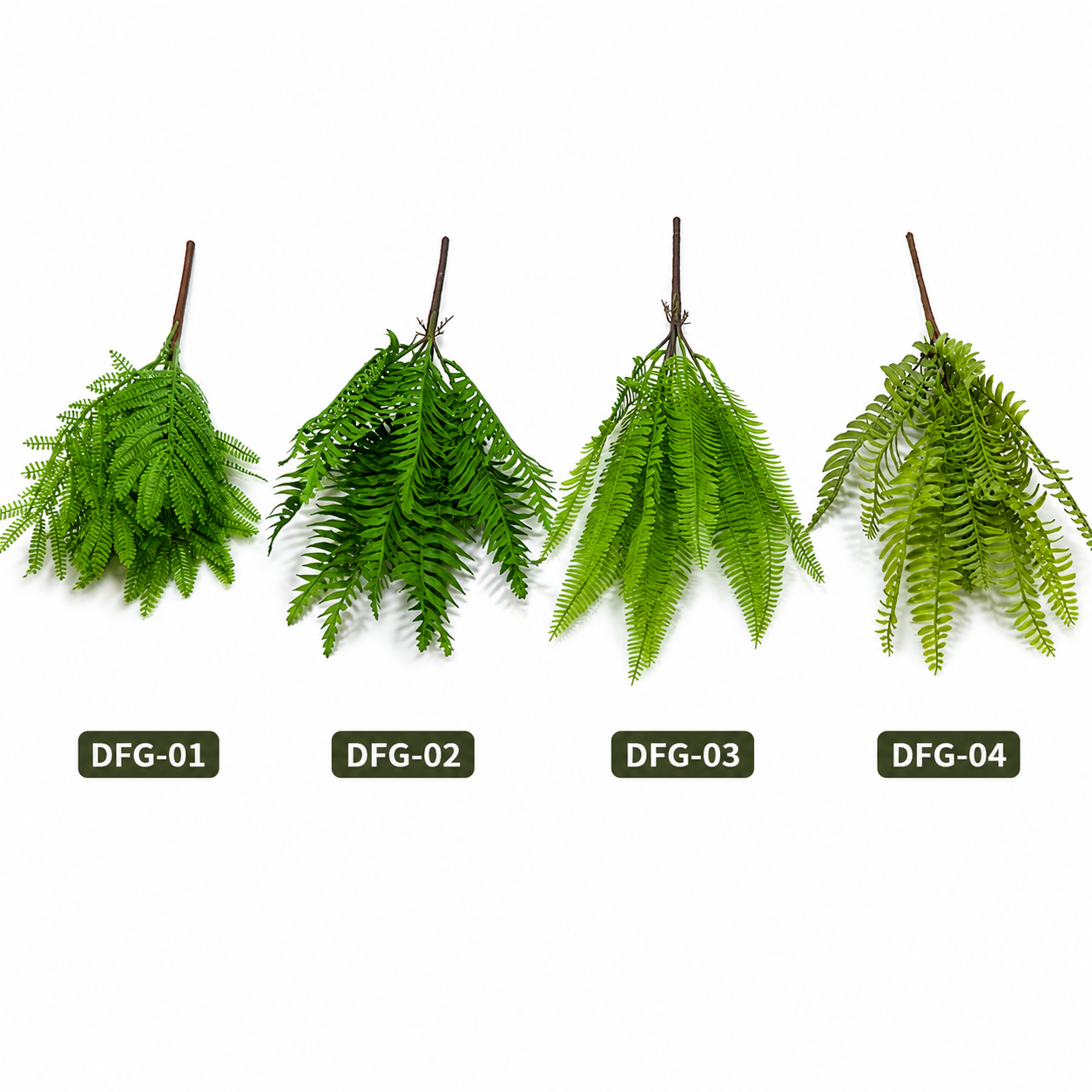 Artificial Hanging Fern Bush #AF4159