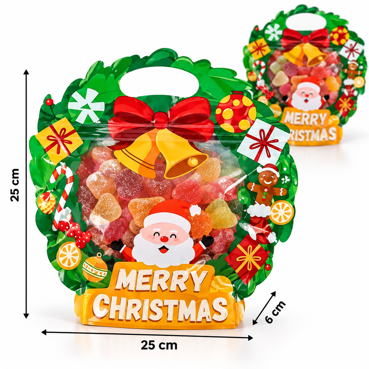 Christmas Wreath Gift Bag #CB4311