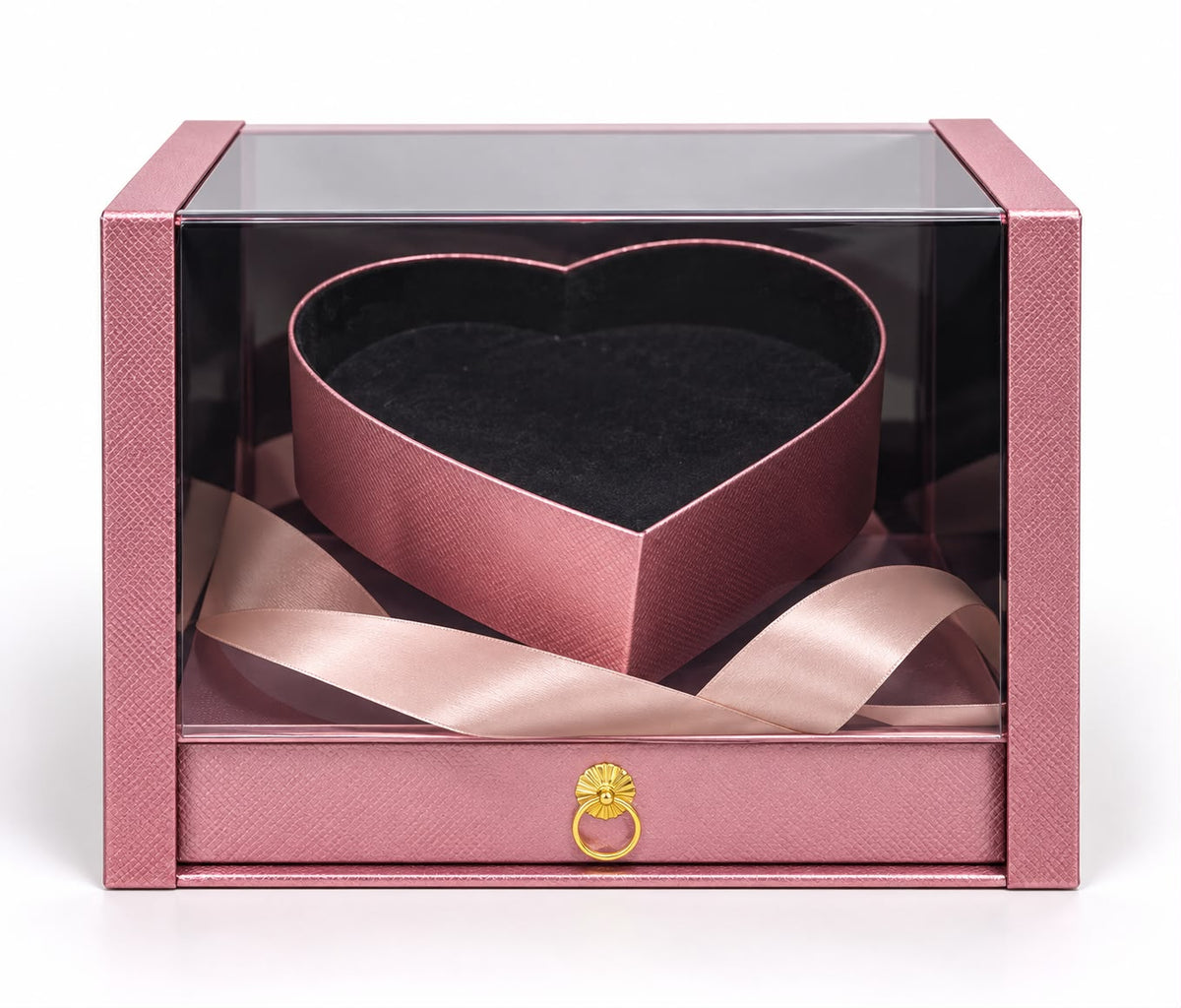 Luxury Gift Box with Ribbon – 27 × 27 × 24 cm #GB4317