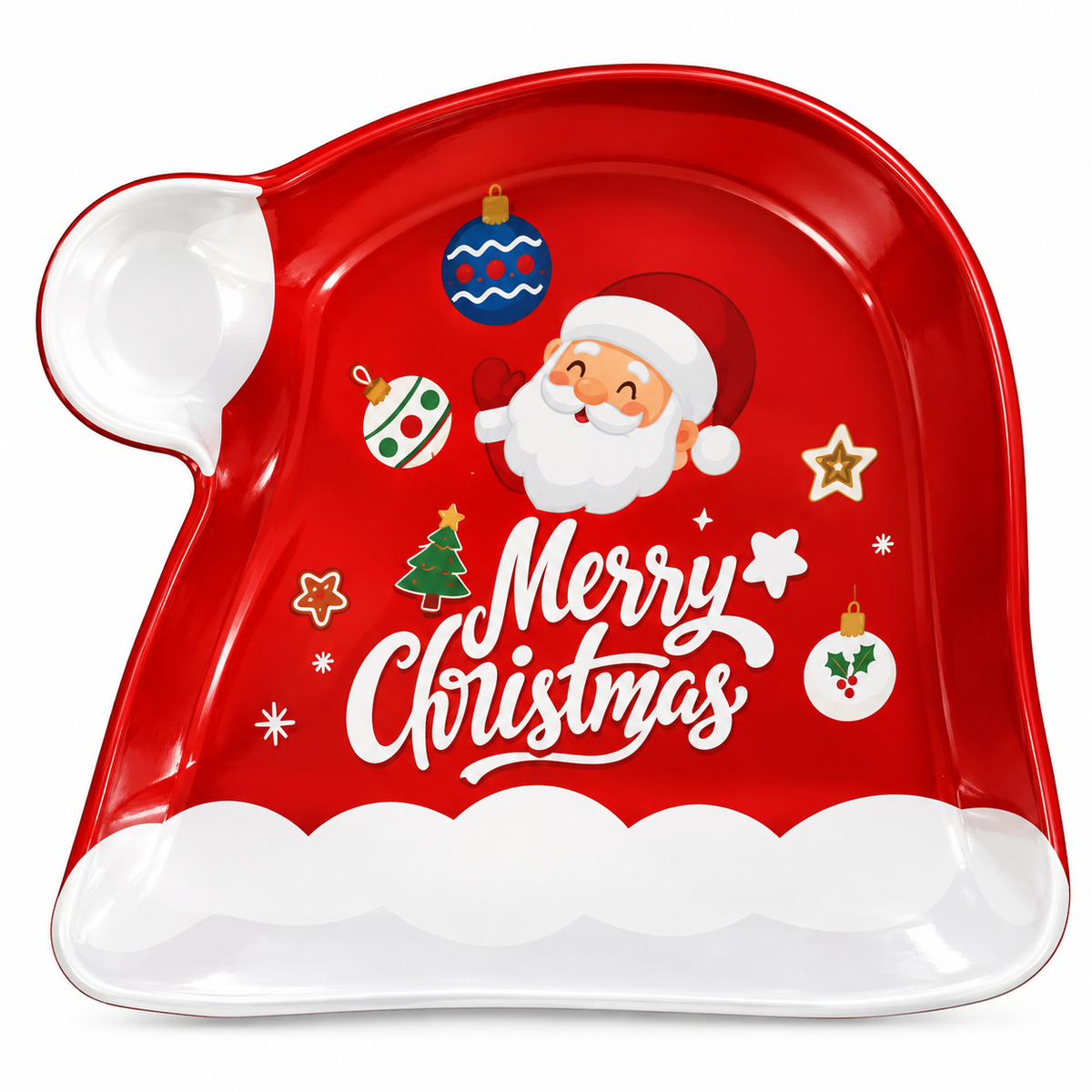 Santa Claus Christmas Aluminum Plate #CC4348