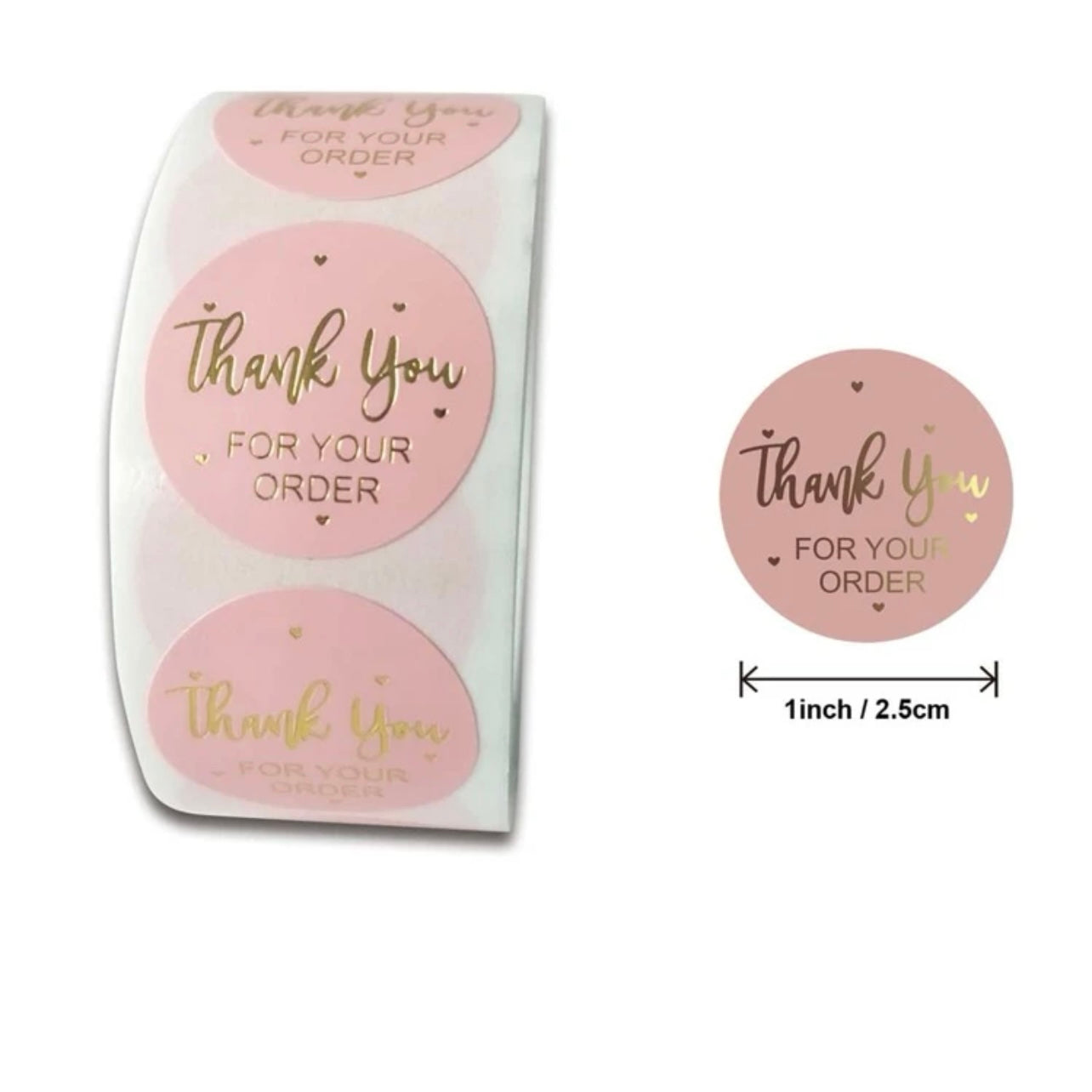Thank you For Your Order stickers #CS1210