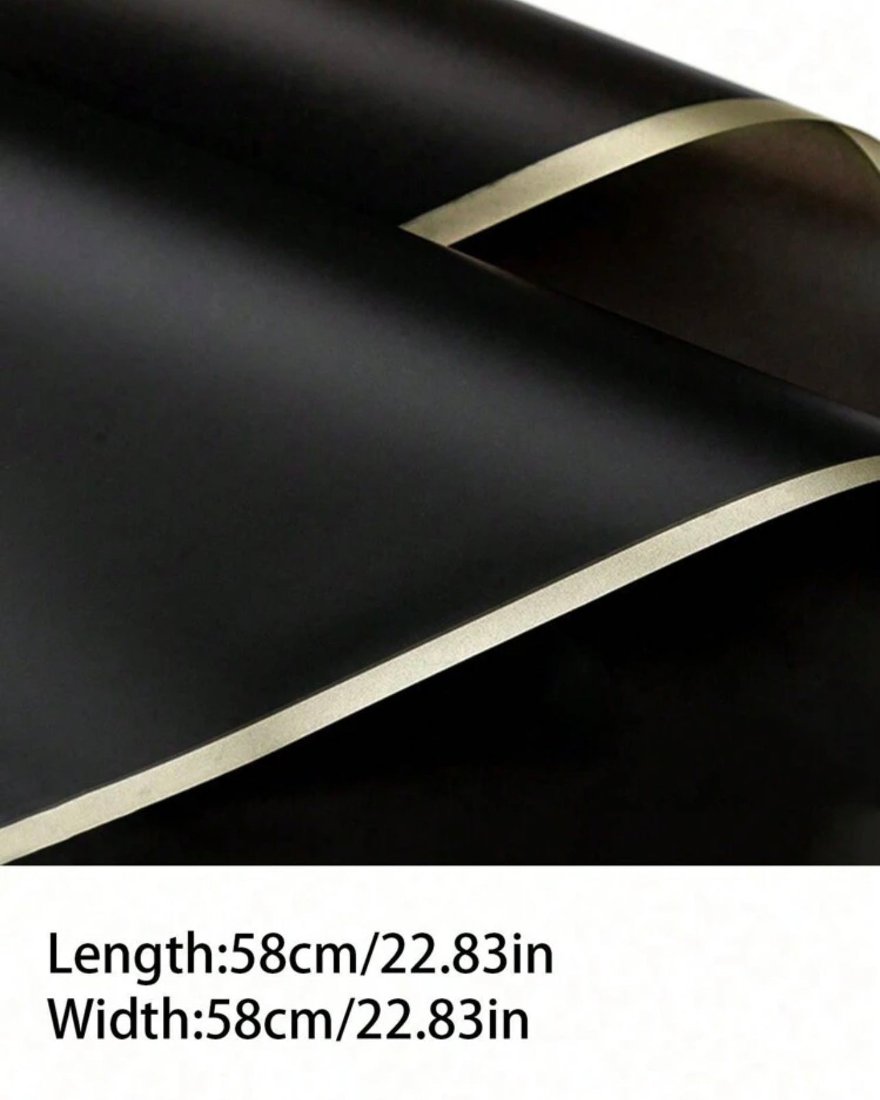 Black Wrapping x20 Paper waterproof #WP1028