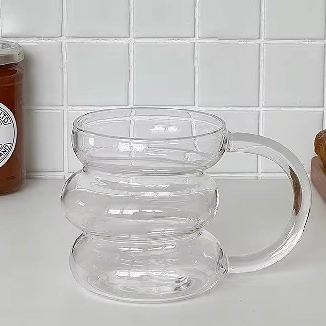 460ml Ripple Glass Mug #GM3961