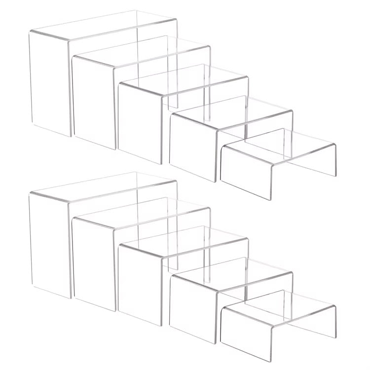 Clear Acrylic Display Riser – 5 Sizes #AS4185