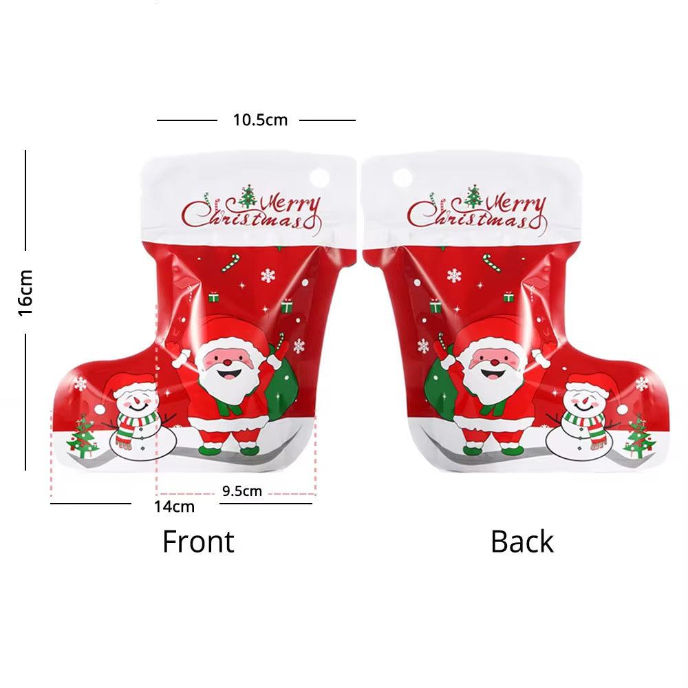 X12pcs Christmas Bag With Zipper #CB2309