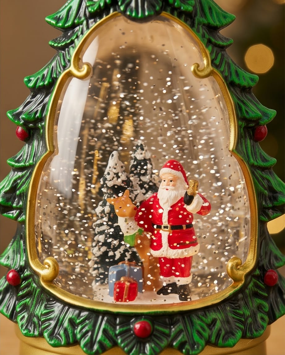 Christmas Tree Snow Globe #CD4396