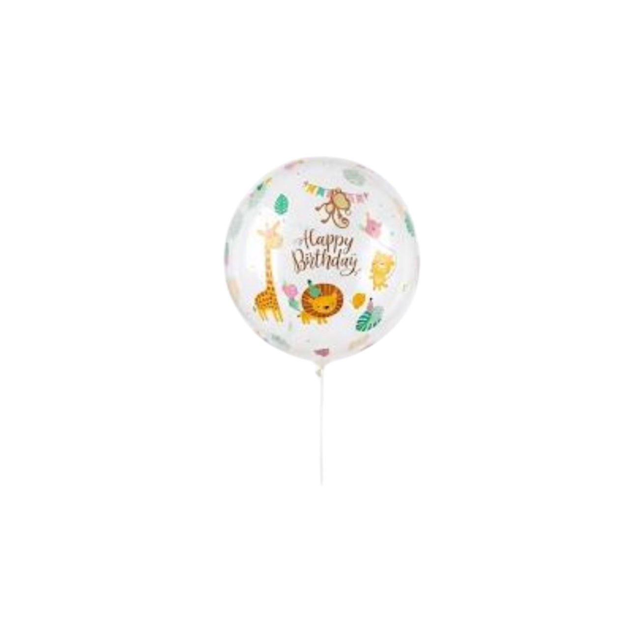55cm Transparent Birthday Balloons – Kids Theme# FB2979