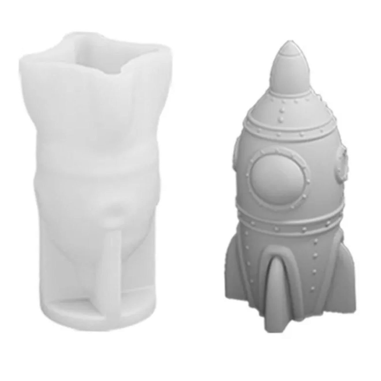 Rocket Silicone Candle Mold #A101C-3