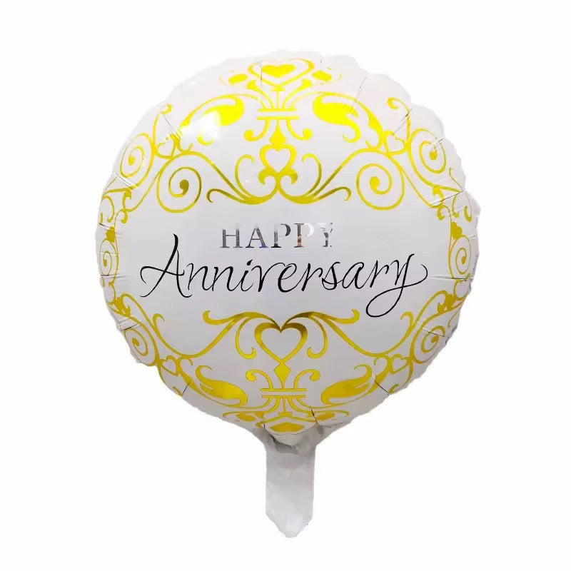 18” Happy Anniversary Foil Balloon #FB3088