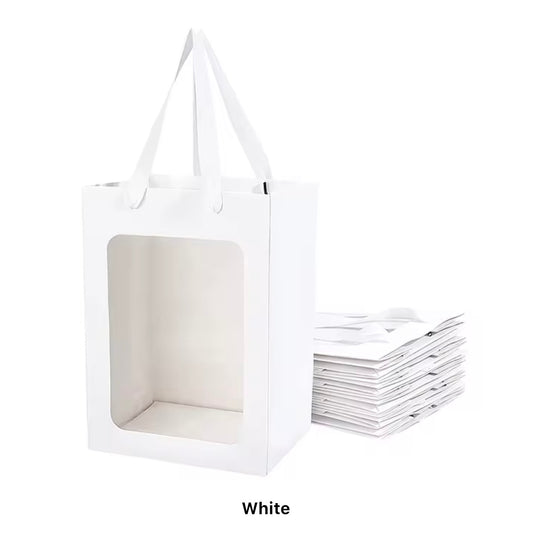 X12pcs Carton Bags With Window#CB2004