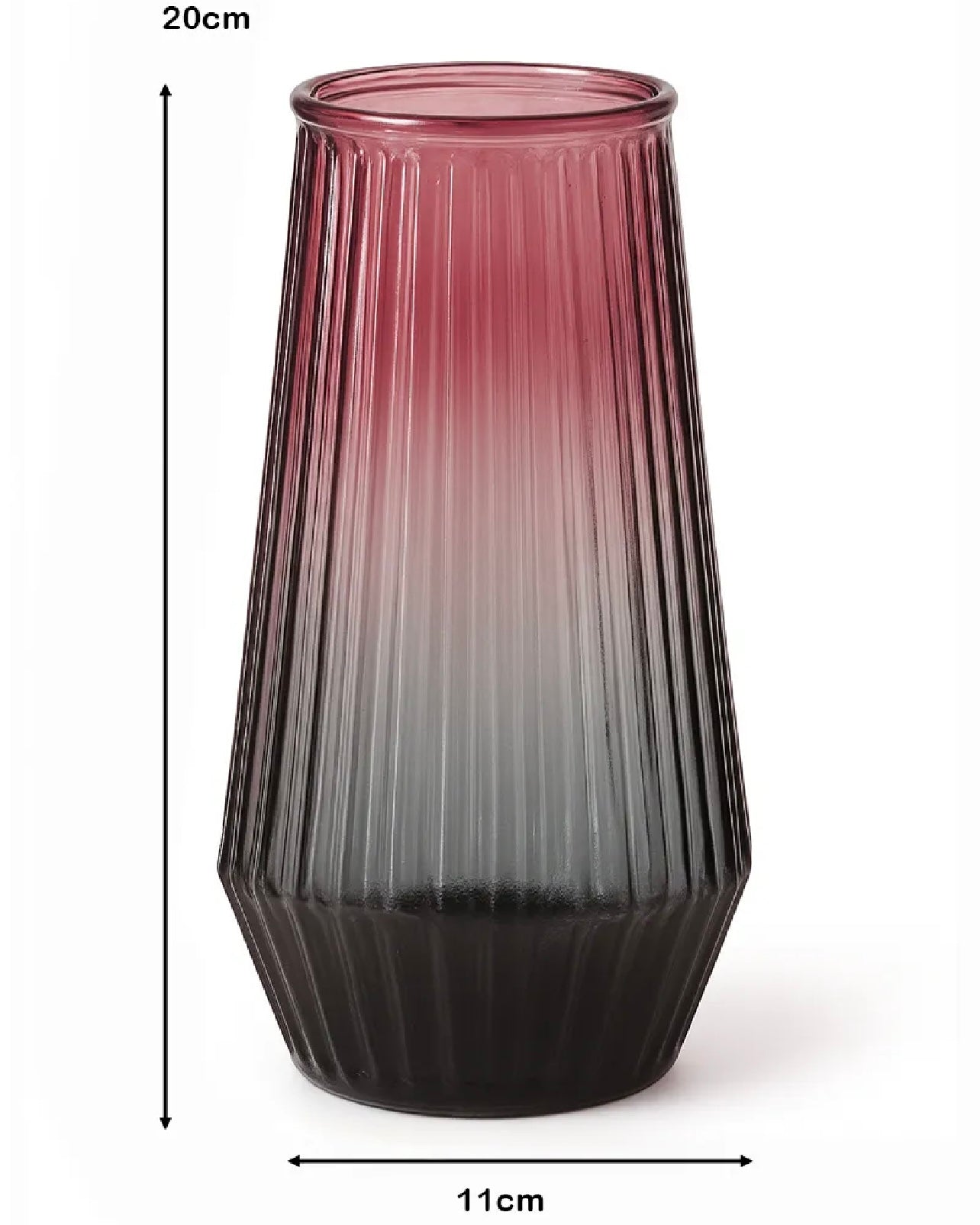 Flower Desk Decorative Glass Vase 20x12cm #GV2808