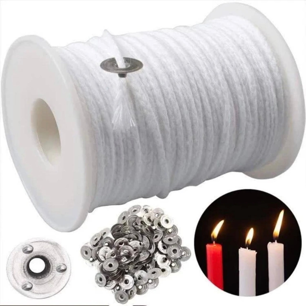 61m Cotton Candle Wick #CW1099