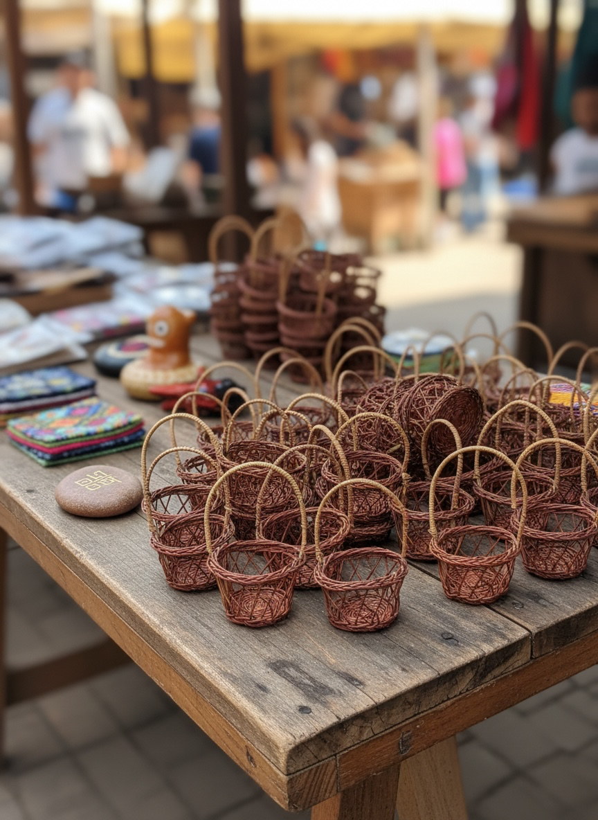 Mini Decorative Wicker Basket #MB4001