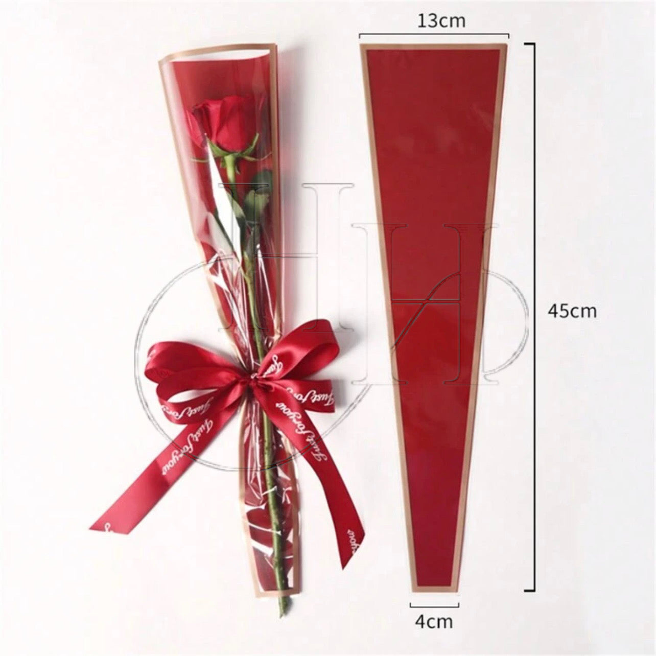 X12pcs Flower Waterproof Wrapping Paper #WP1030