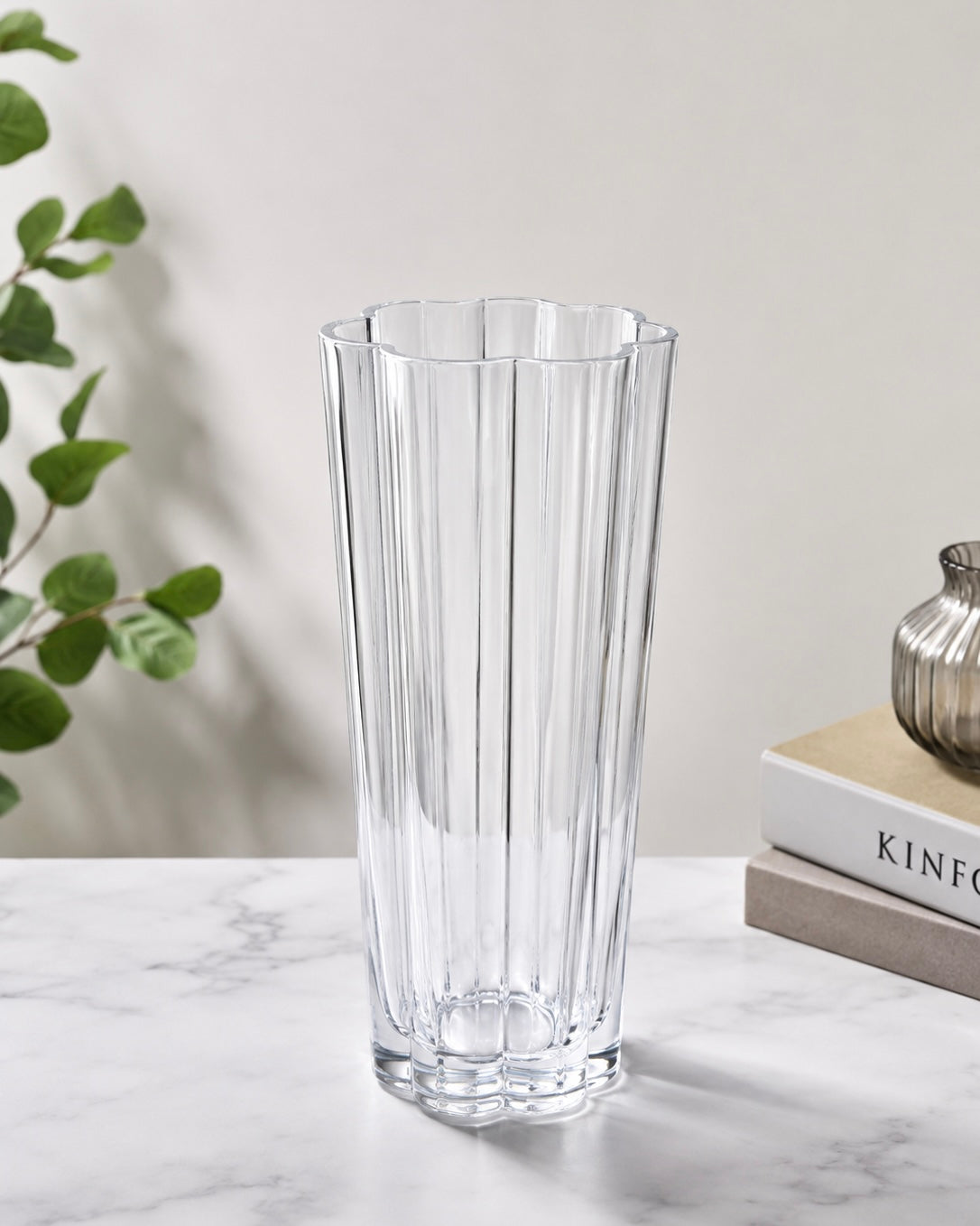 Elegant Crystal Flower Vase #GV3921