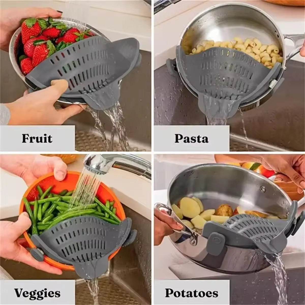 Clip-On Silicone Strainer #GS3945