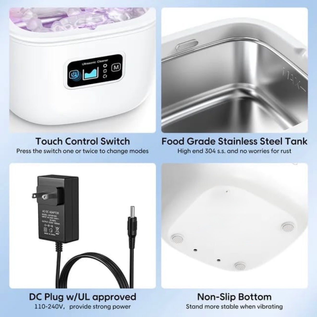 Portable Ultrasonic UV Cleaning Machine #TF018