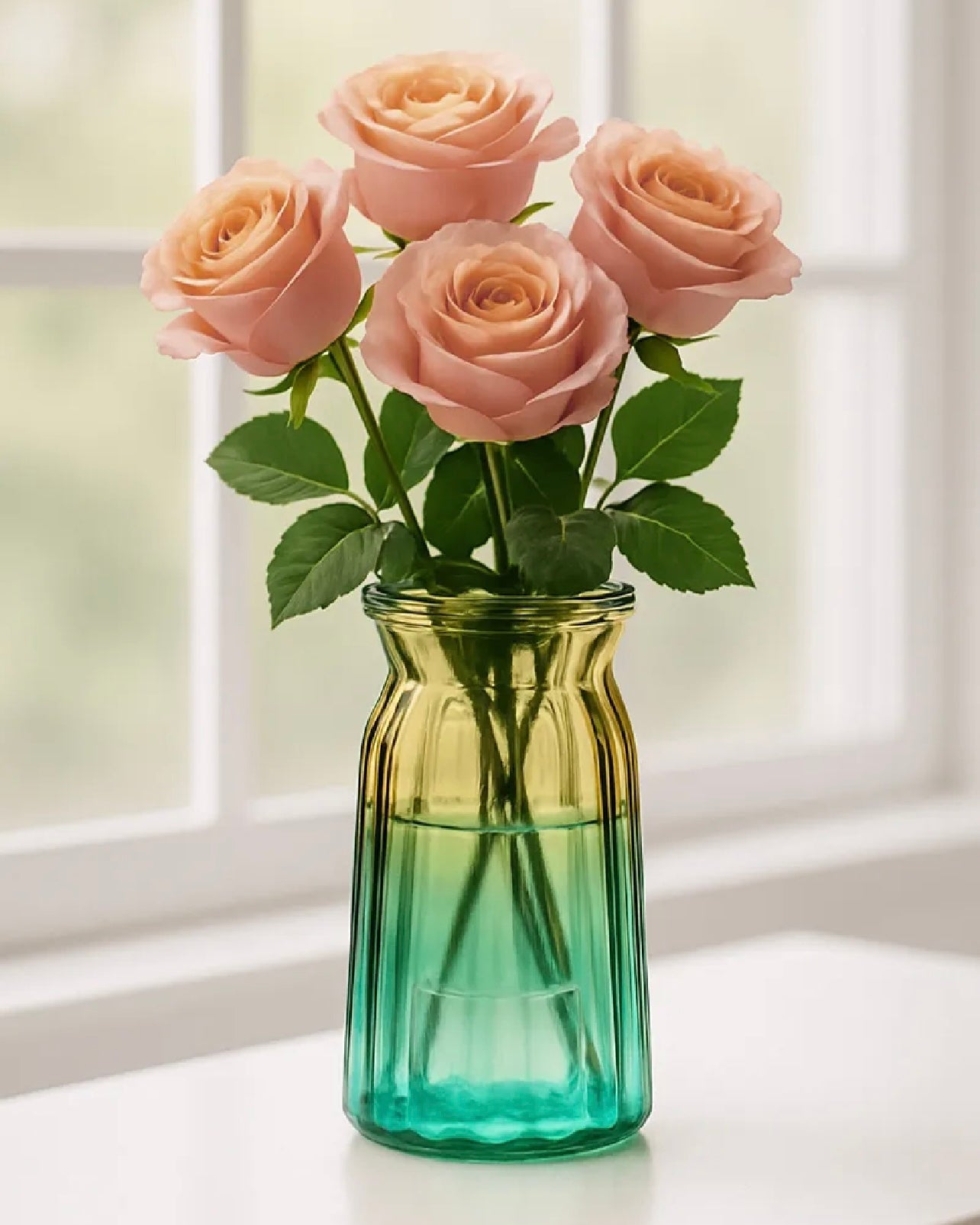 Flower Desk Decorative Glass Vase 15x8cm #GV2812