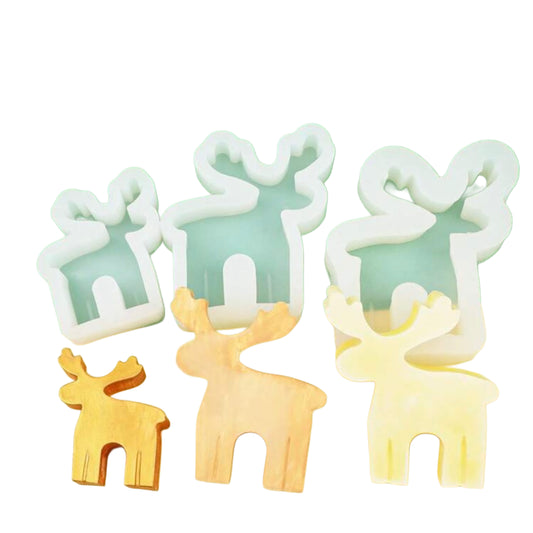 1pc Elk Ornament Silicone Mold #SM1493