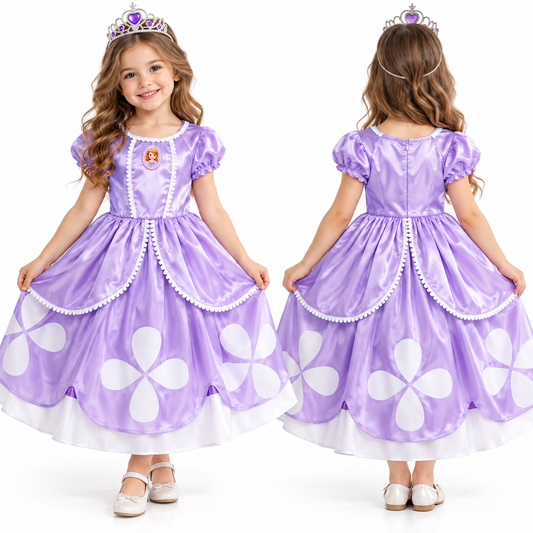Princess Sofia Costume – Purple Royal Gown #LC4357