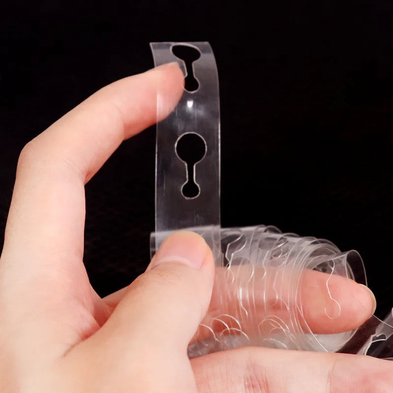 Transparent Plastic Balloon Chain, Wall Decoration, 5m #BC1347