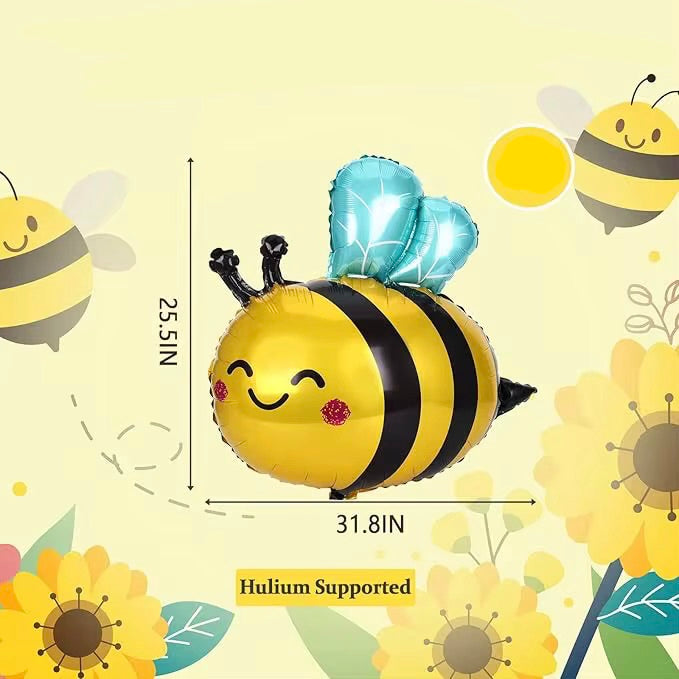 Bee Foil Balloon – Cute Cartoon Party Decoration #FB2950