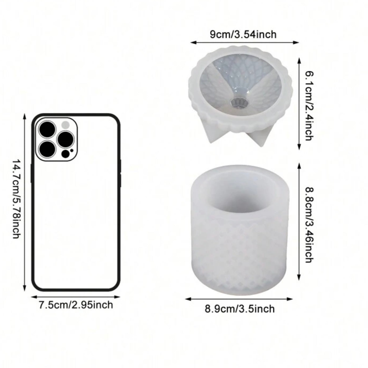Silicone Jar Mold #SM1122