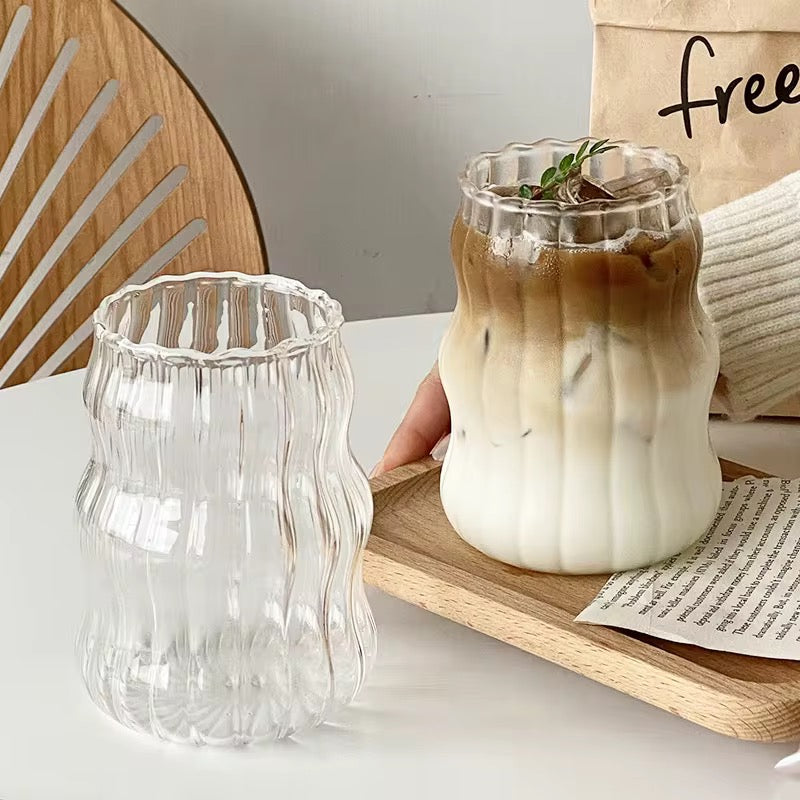 Ripple Glass Tumbler – 450ml #GM3963