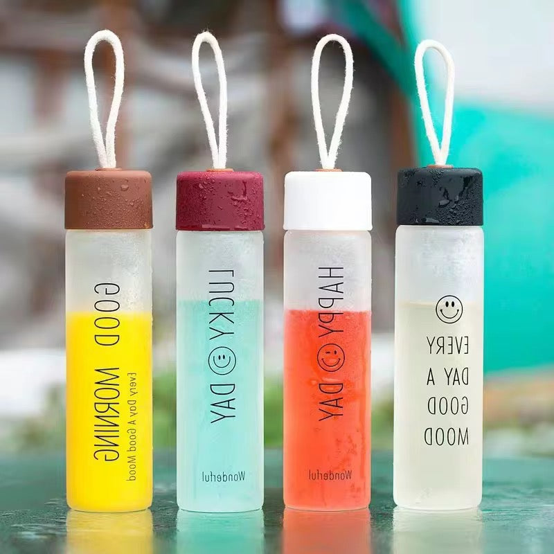 360ml Frosted Glass Water Bottle #GB2008