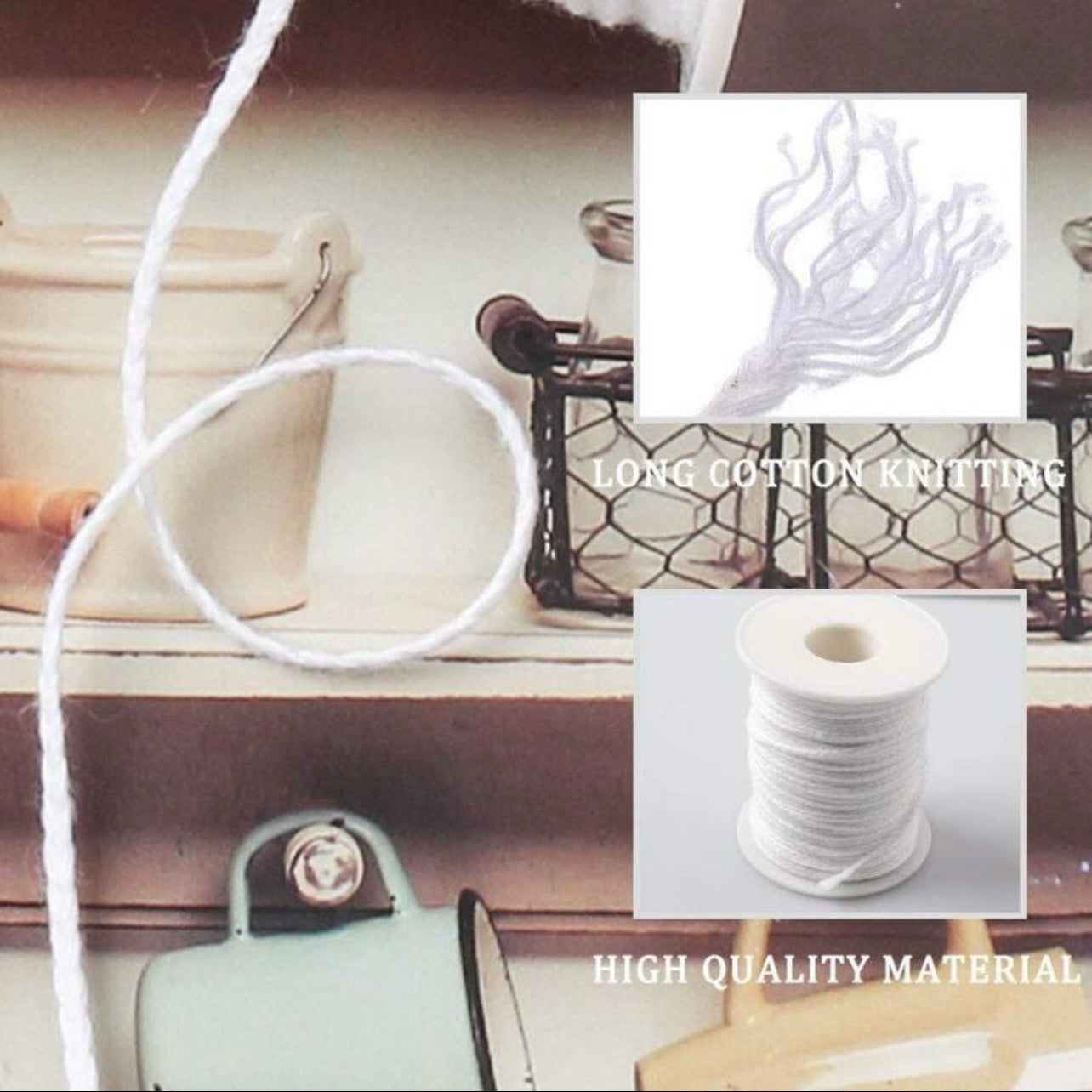 61m Cotton Candle Wick #CW1099