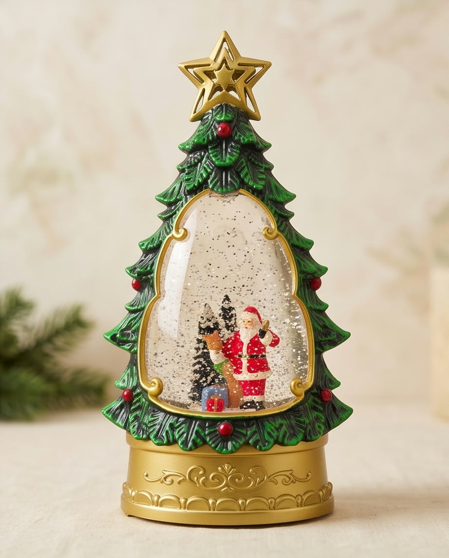 Christmas Tree Snow Globe #CD4396