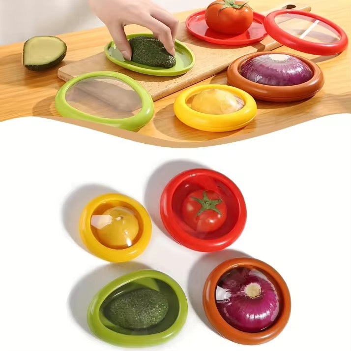 Reusable Stretch Food Covers – Set of 4  #GS3947