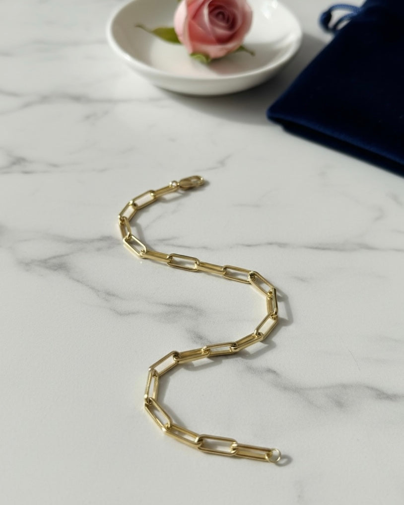 18K Gold Plated Clover Bracelet #GB3863