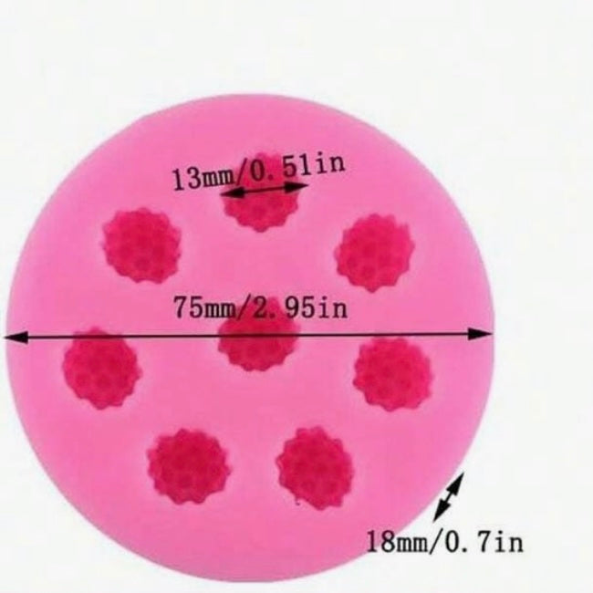 Raspberry Silicone Mold #SM2014