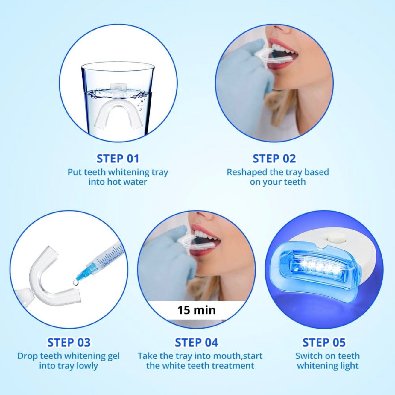 Teeth home whitening kit #TF015