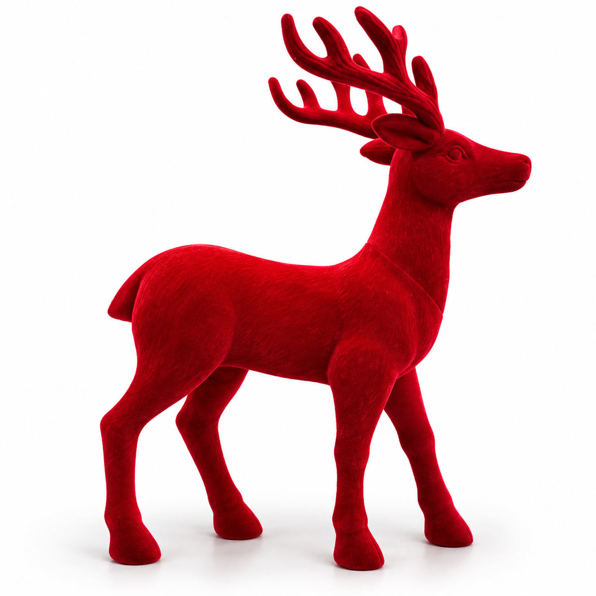 Velvet Reindeer Christmas Decoration #CD4429