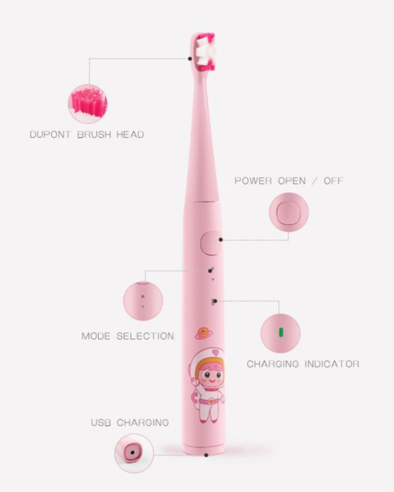 Kids' electric toothbrush #TF005