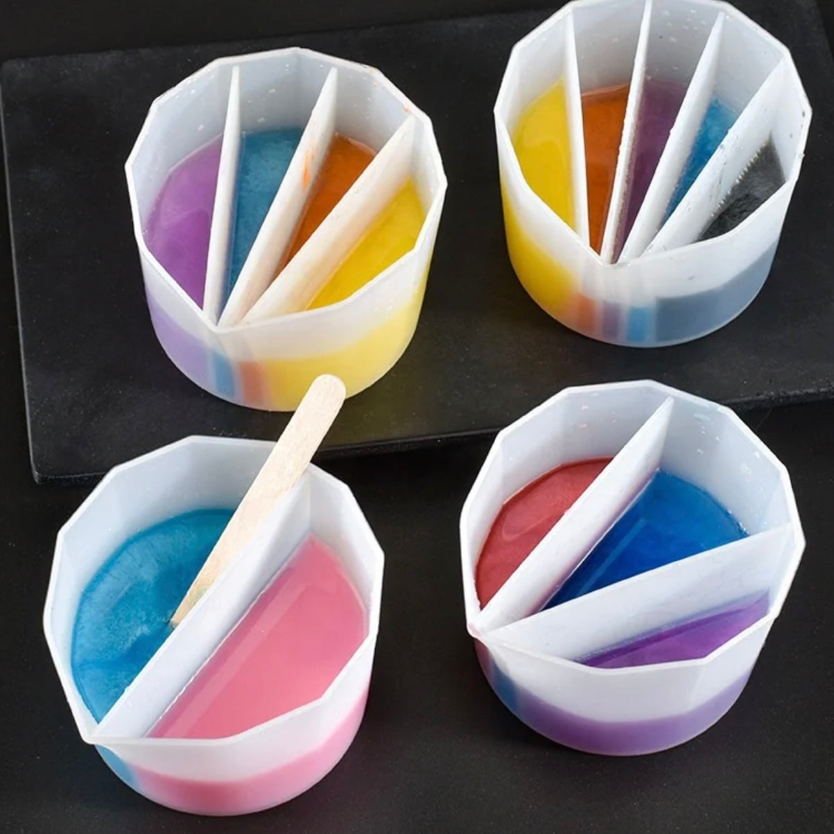 Mixing colors Mold 3 Grids #SM1103