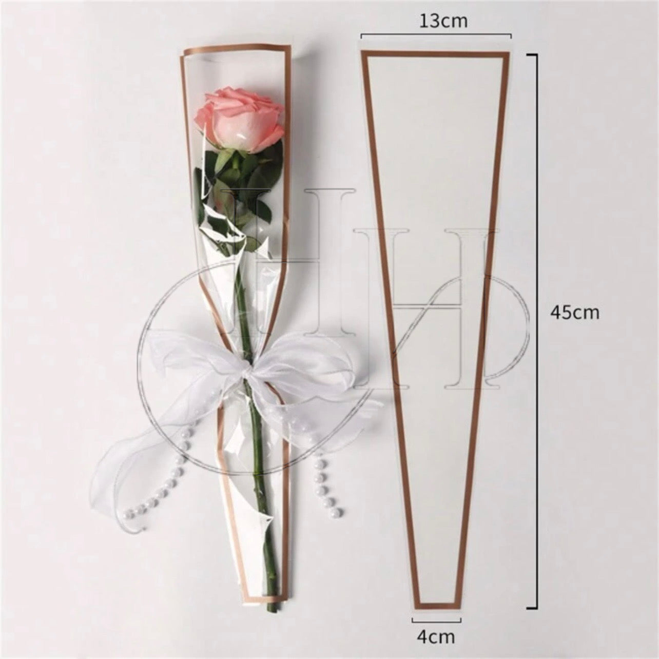 X12pcs Flower Waterproof Wrapping Paper #WP1030