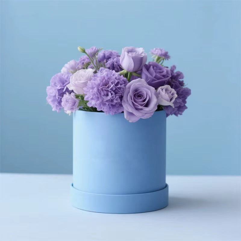 Round Flower Gift Box Set – 3 Pieces #GB4319