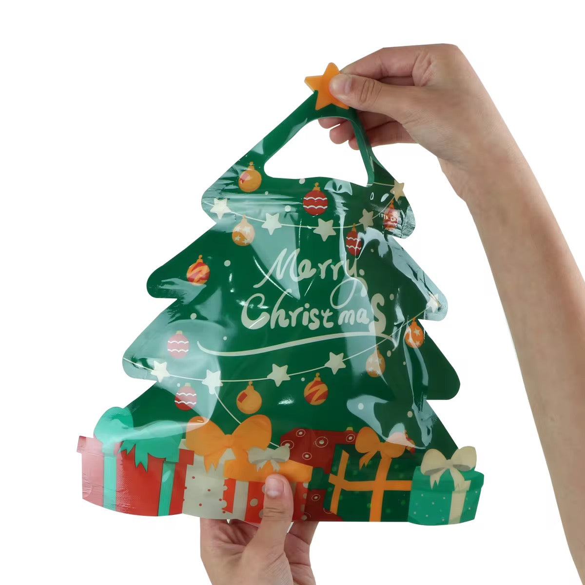 X12pcs Christmas Bag With Zipper #CB2303