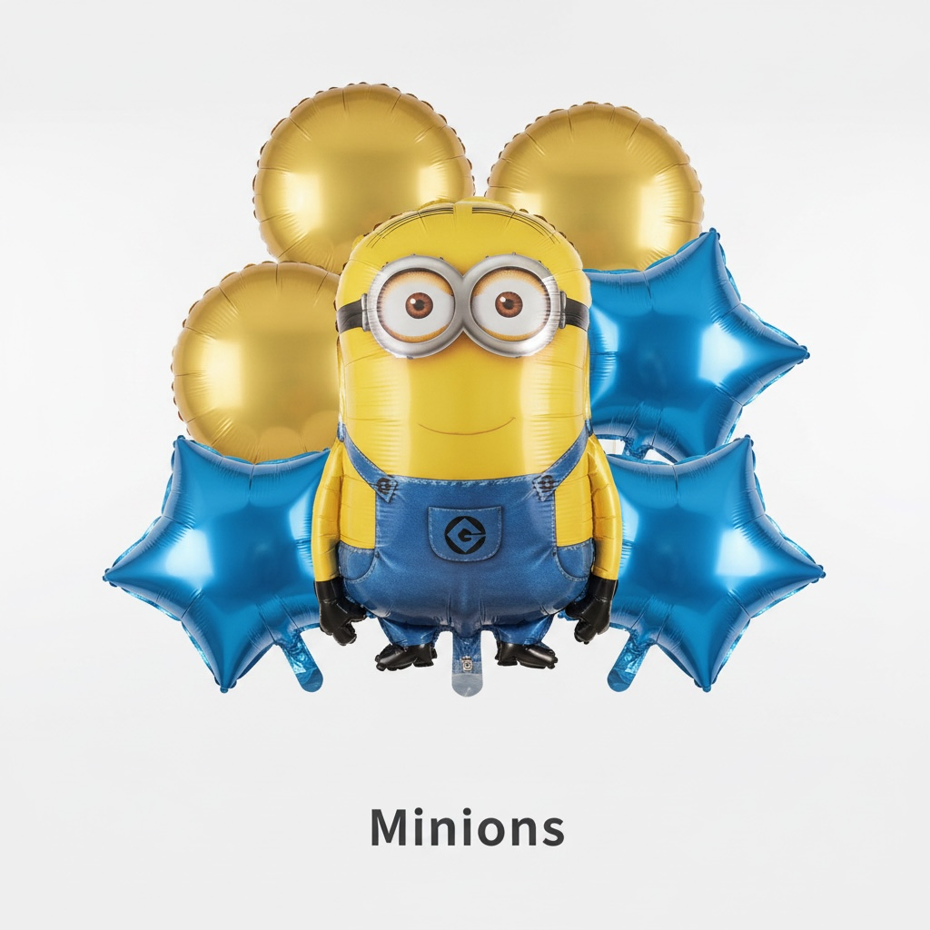 Minions Birthday Balloon Set #JB3989