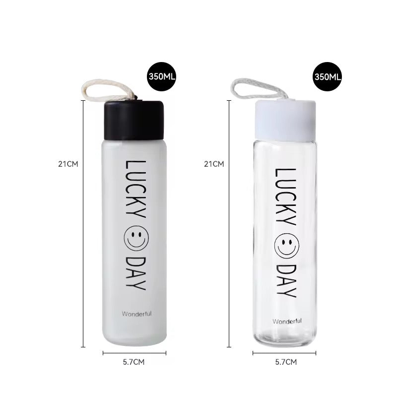 360ml Frosted Glass Water Bottle #GB2008