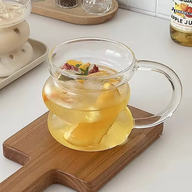 460ml Ripple Glass Mug #GM3961