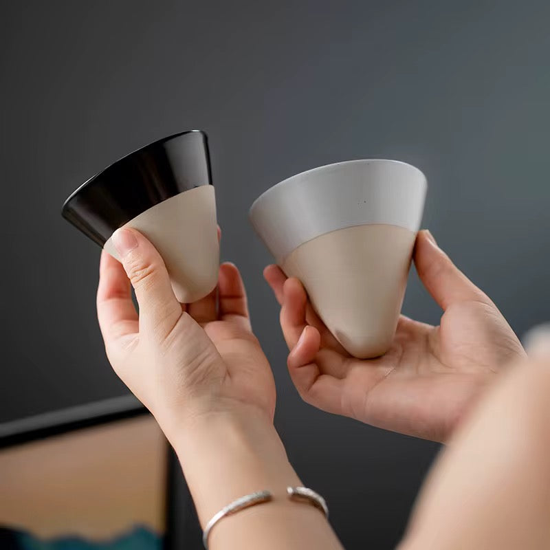 120ml Ceramic Coffee Cup with Base  #CM3958