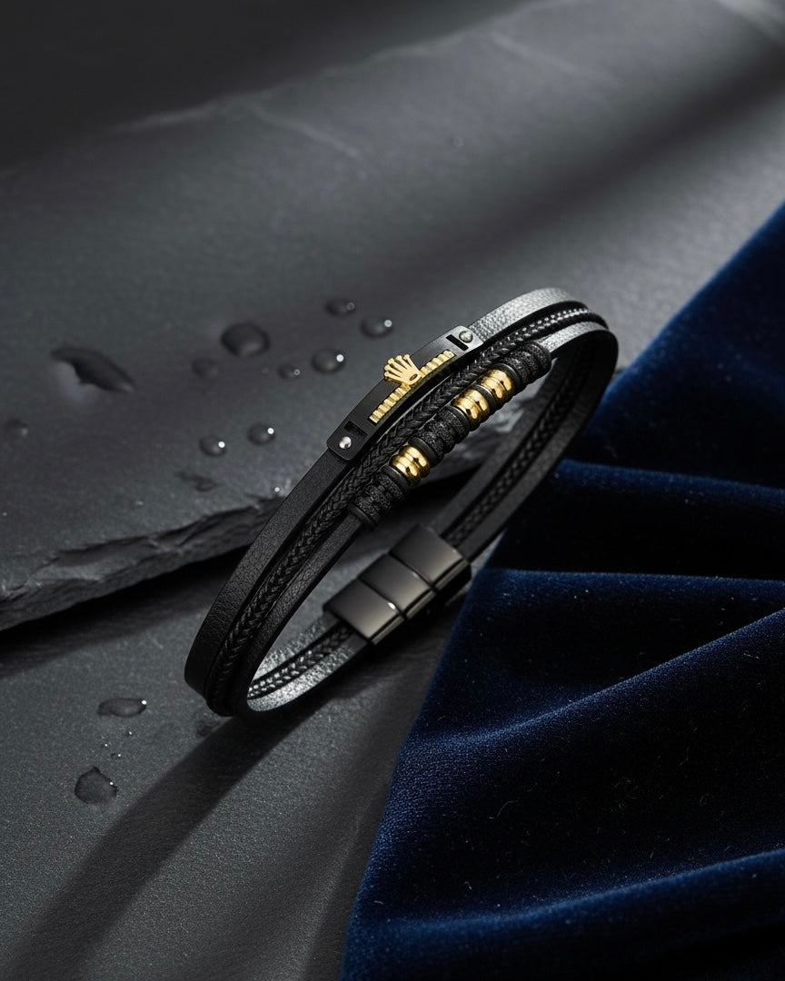 Royal Crown Men’s Bracelet #VC3845