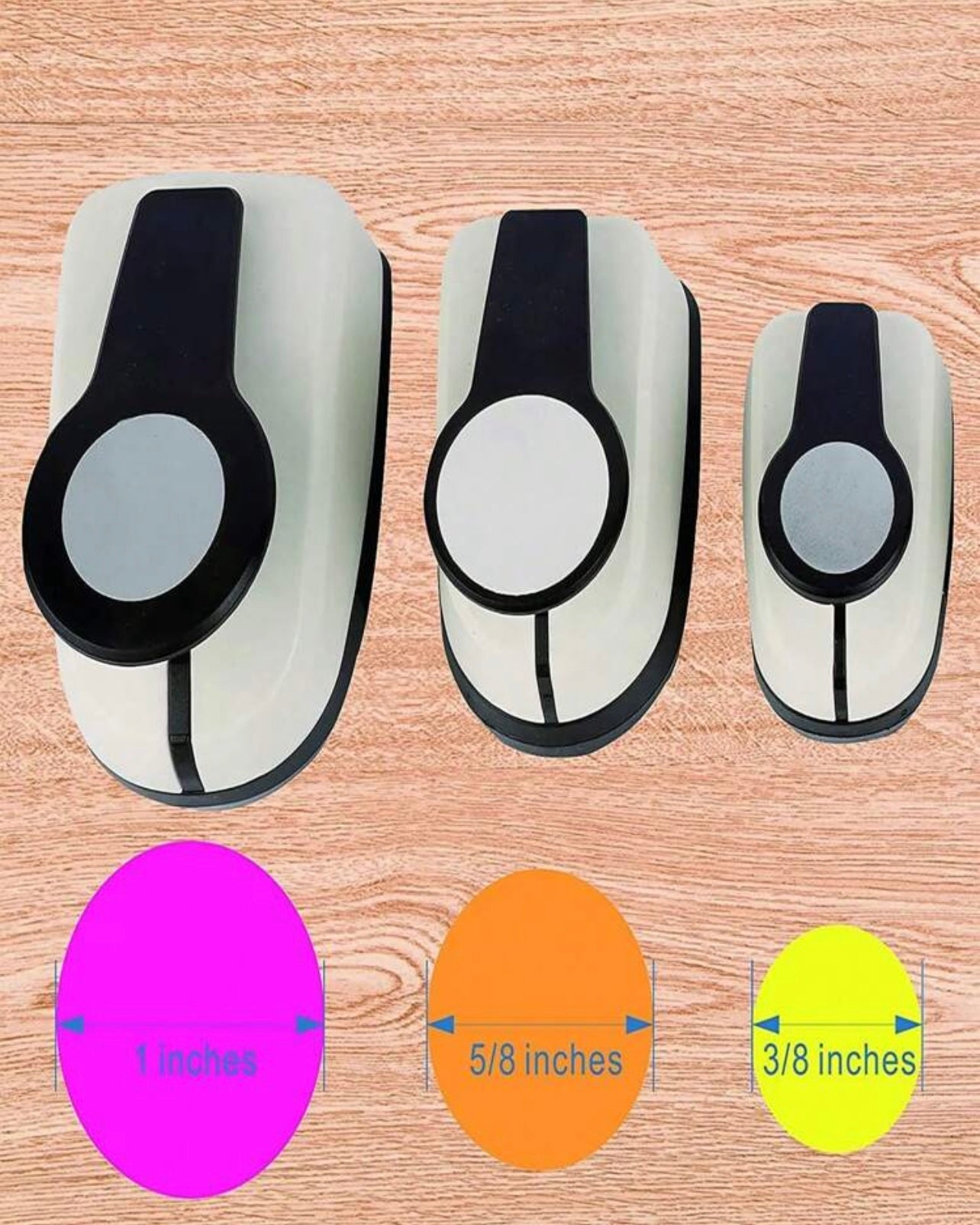 Round-shaped, Handheld And Paper Hole Puncher #PH1859