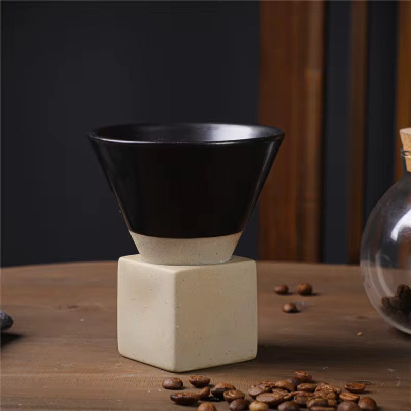 120ml Ceramic Coffee Cup with Base  #CM3958