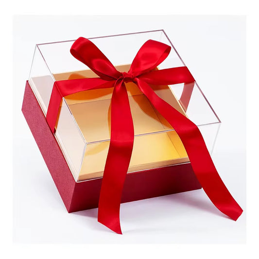 Acrylic Red Gift Box
