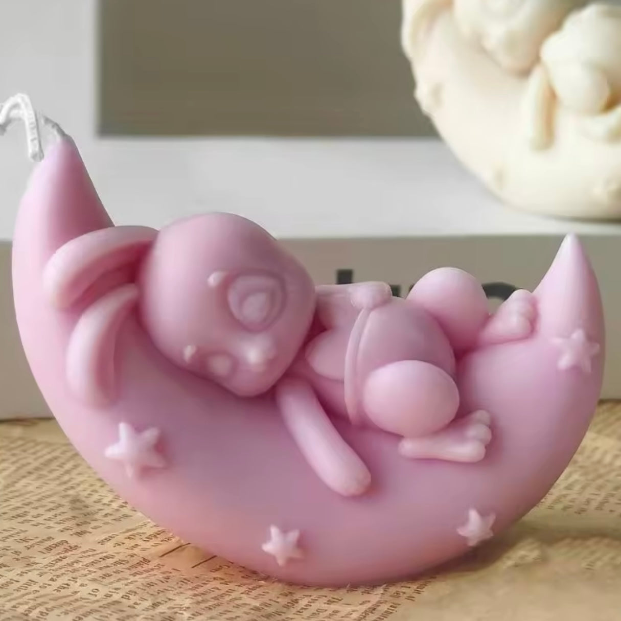 Moon Rabbit Silicone Mold  #SM1943